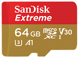 SANDISK EXTREME®  microSD™ UHS-I CARD
